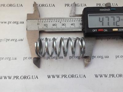 Пружина стиснення 2 х 20 х 47,5 (Артикул: S3879)