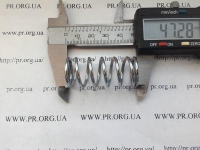 Пружина сжатия 2 х 20 х 47,3 (Артикул: S3880)