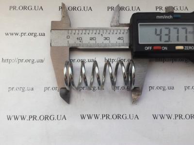 Пружина стиснення 2 х 20 х 43,5 (Артикул: S3884)