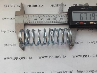 Пружина стиснення 1,8 х 24 х 67 (Артикул: S3889)