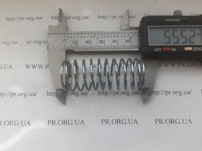 Пружина стиснення 1,5 х 21,8 х 55,5 (Артикул: S3908)