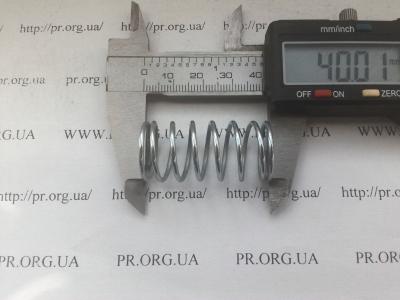 Пружина сжатия 1,5 х 19 х 40 (Артикул: S3914)