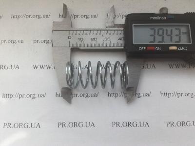 Пружина стиснення 1,5 х 19 х 39,5 (Артикул: S3915)