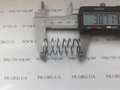 Пружина сжатия 1,5 х 19 х 38,5 (Артикул: S3916)