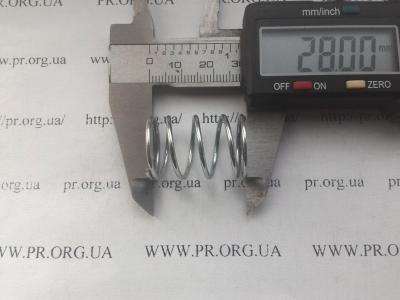 Пружина стиснення 1,4 х 18,8 х 28 (Артикул: S3921)