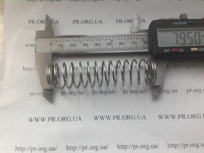 Пружина сжатия 1,2 х 19,8 х 79,5 (Артикул: S3923)