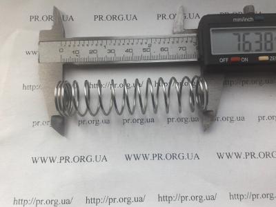 Пружина стиснення 1,2 х 19,3 х 76,5 (Артикул: S3925)