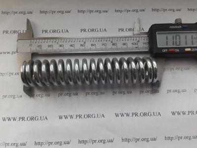 Пружина сжатия 4 х 23,3 х 110 (Артикул: S3941)