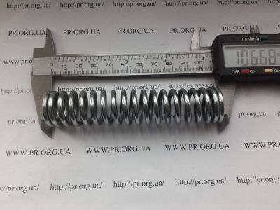 Пружина сжатия 3 х 22 х 106,5 (Артикул: S3955)