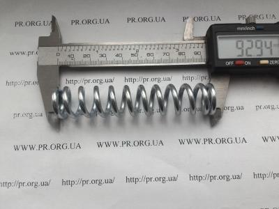 Пружина сжатия 3 х 19 х 93 (Артикул: S3974)