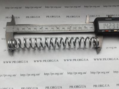 Пружина стиснення 2,5 х 18 х 142 (Артикул: S3975)