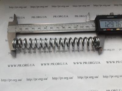 Пружина сжатия 2,5 х 18 х 129,5 (Артикул: S3980)