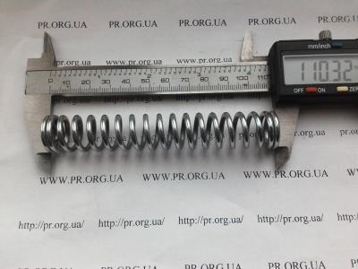 Пружина сжатия 2,5 х 18 х 110 (Артикул: S3983)