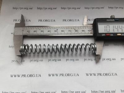 Пружина стиснення 2 х 13,8 х 101,5 (Артикул: S4004)