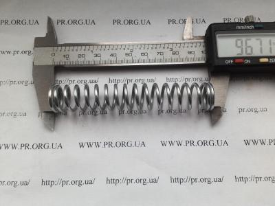 Пружина сжатия 2 х 16,5 х 96,5 (Артикул: S4010)