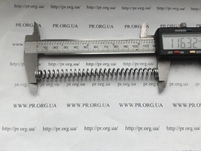 Пружина сжатия 1,5 х 9,4 х 116 (Артикул: S4013)
