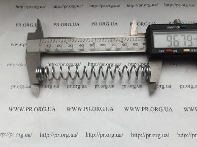 Пружина стиснення 1,5 х 12,5 х 96,5 (Артикул: S4016)