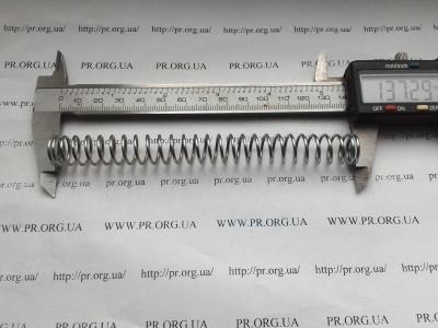 Пружина сжатия 1,4 х 14 х 137 (Артикул: S4034)