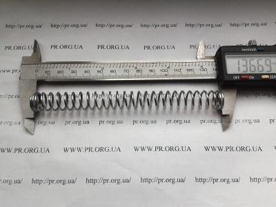 Пружина стиснення 1,4 х 13,8 х 136,5 (Артикул: S4035)