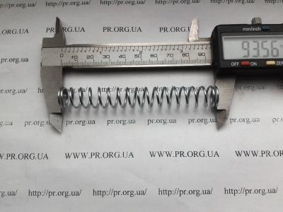 Пружина сжатия 1,3 х 12,9 х 93,5 (Артикул: S4039)