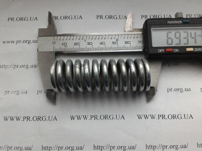 Пружина стиснення 4 х 23,8 х 69,5 (Артикул: S4049)