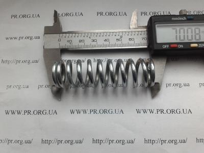 Пружина стиснення 3 х 21 х 70 (Артикул: S4059)