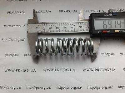 Пружина сжатия 3 х 21,8 х 69 (Артикул: S4060)