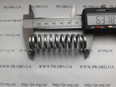 Пружина сжатия 3 х 21 х 63,5 (Артикул: S4061)