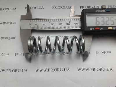 Пружина сжатия 3 х 21,7 х 63 (Артикул: S4063)