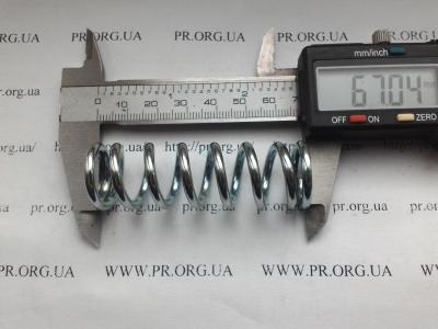 Пружина стиснення 3 х 20,8 х 67 (Артикул: S4064)