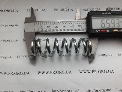 Пружина сжатия 3 х 20,8 х 66 (Артикул: S4065)