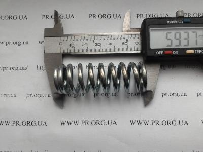Пружина сжатия 3 х 21 х 59,5 (Артикул: S4069)