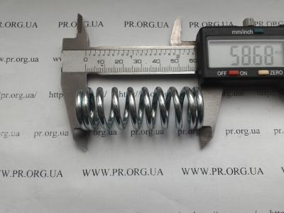 Пружина сжатия 3 х 21 х 58,5 (Артикул: S4070)