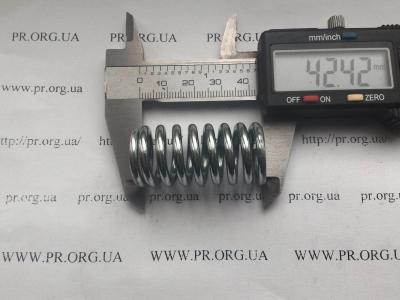Пружина стиснення 3 х 21 х 42,5 (Артикул: S4087)