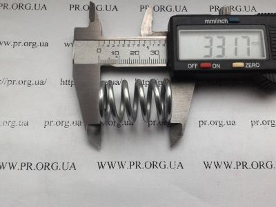 Пружина сжатия 2,5 х 20 х 33 (Артикул: S4115)