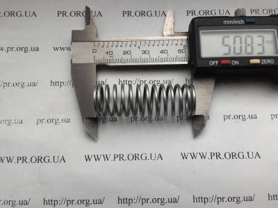 Пружина сжатия 1,6 х 16,7 х 51 (Артикул: S4125)