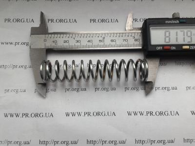 Пружина стиснення 2 х 18 х 82 (Артикул: S4129)