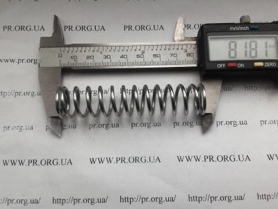 Пружина стиснення 2 х 18 х 81,8 (Артикул: S4130)