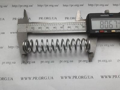 Пружина стиснення 2 х 18 х 80,5 (Артикул: S4131)