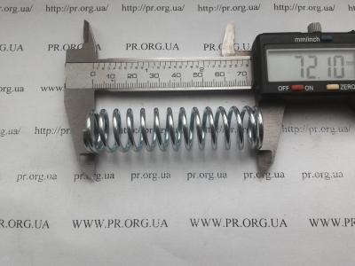 Пружина сжатия 2 х 18,5 х 72 (Артикул: S4133)