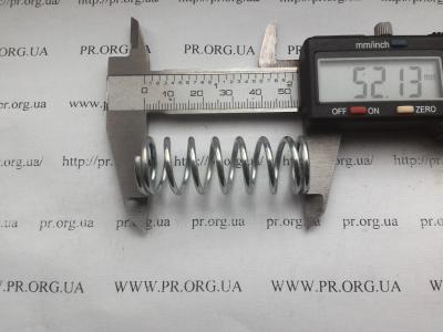 Пружина стиснення 2 х 18,7 х 52 (Артикул: S4138)