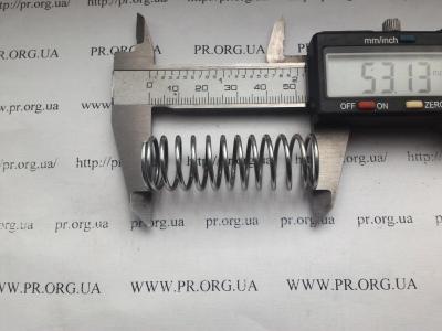 Пружина стиснення 1,5 х 18 х 53 (Артикул: S4152)