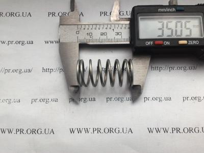 Пружина стиснення 1,5 х 18 х 35 (Артикул: S4153)