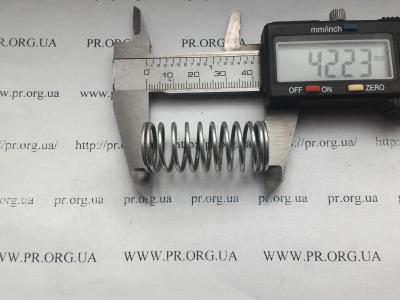 Пружина стиснення 1,5 х 18 х 42 (Артикул: S4155)