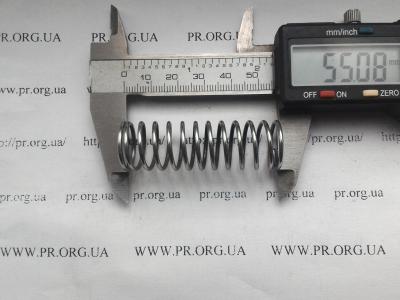 Пружина стиснення 1,5 х 17,7 х 55 (Артикул: S4163)