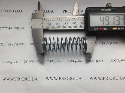 Пружина стиснення 1,5 х 17 х 49 (Артикул: S4165)