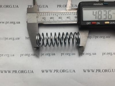 Пружина стиснення 1,5 х 16,8 х 48,5 (Артикул: S4166)
