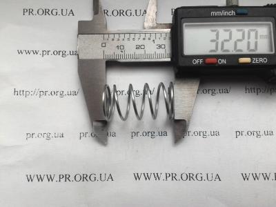 Пружина стиснення 1,2 х 17 х 32 (Артикул: S4176)
