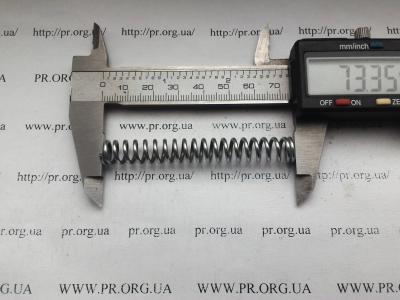 Пружина стиснення 1,5 х 9,7 х 73,5 (Артикул: S4189)