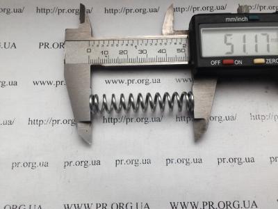 Пружина стиснення 1,5 х 10 х 51 (Артикул: S4198)